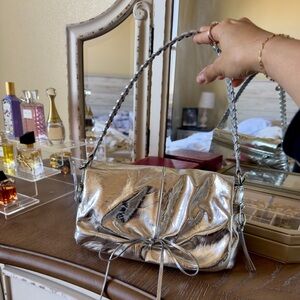 Zara metallic crossbody bag
Great for parties